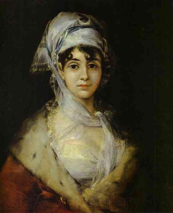 Francisco Jose de Goya Portrait of Antonia Zarate Spain oil painting art